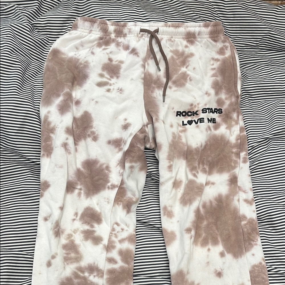 Rock Stars Love Me Kids Tie-Dye Sweatpants